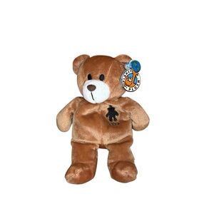 Rare Planet Plush Teddy Beanie Bear 1999 New Years Limited Edition Collectible